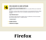 Aviso de seguridad Firefox (Se abrirá en una nueva ventana)