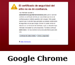 Aviso de seguridad Google Chrome (Se abrir� en una nueva ventana)